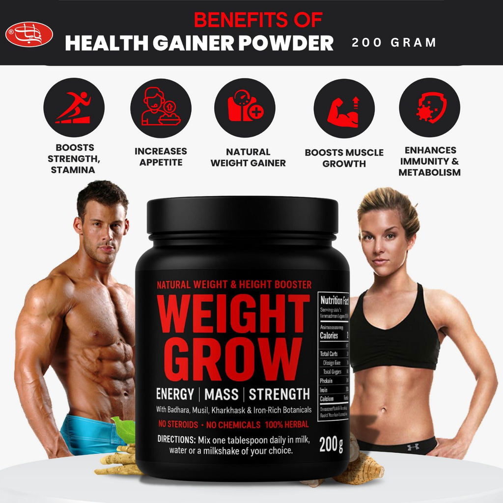 Natural Weight Gainer Max – 200g | Fast Mass Gainer for Muscle Growth & Healthy Weight